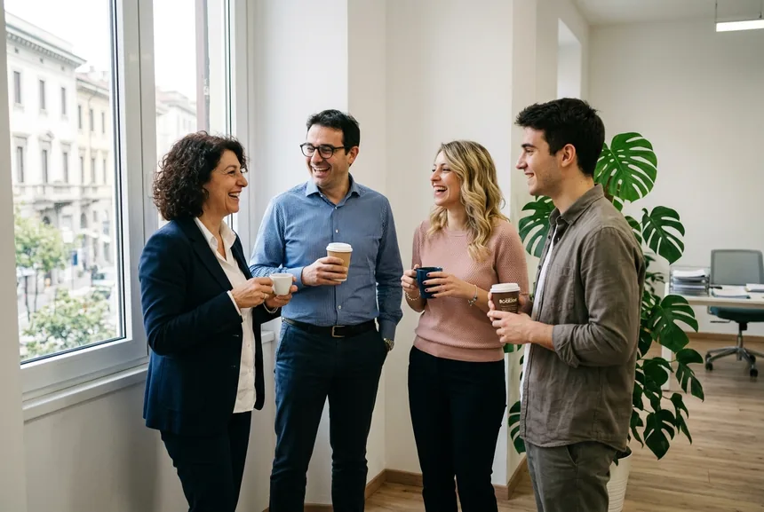 I professionisti dello studio al lavoro