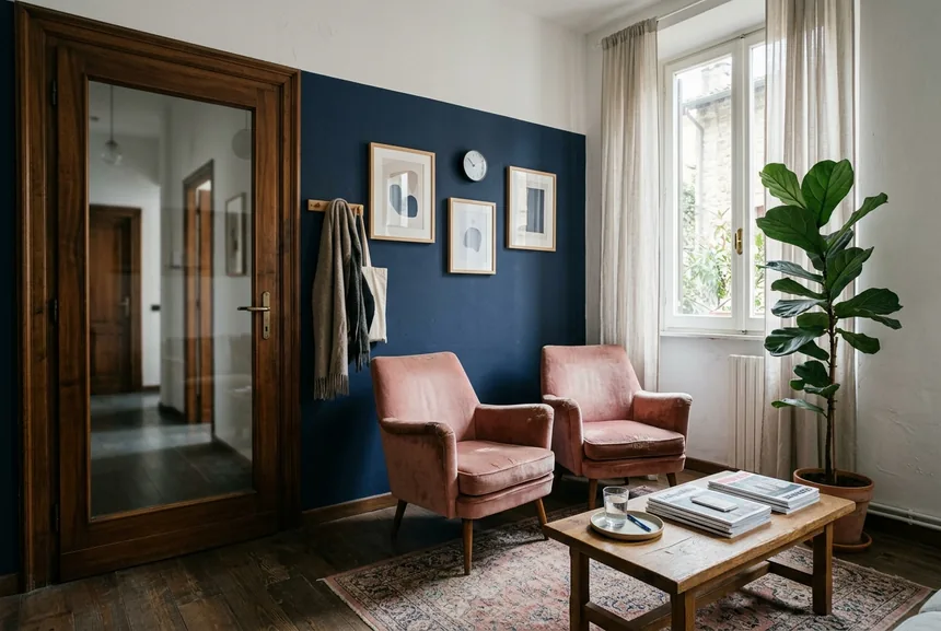 La sala di attesa dello studio SC Dottori Commercialisti